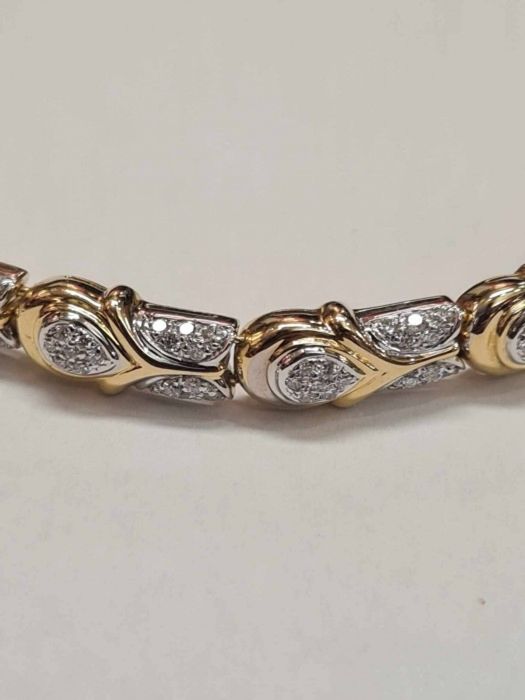 Colier din aur galben 18k, cu diamante naturale, SAU40