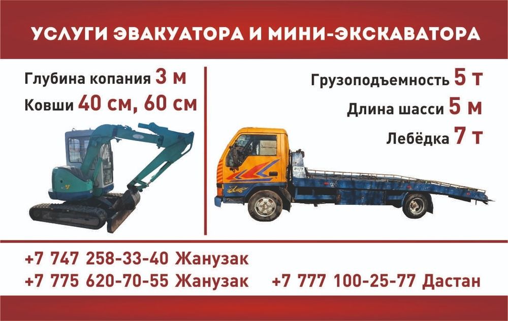 Услуги мини экскаватор