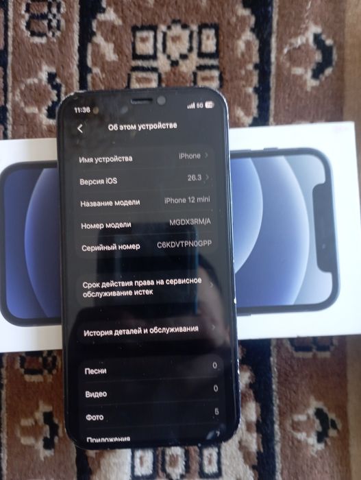 Айфон12мини 64/100