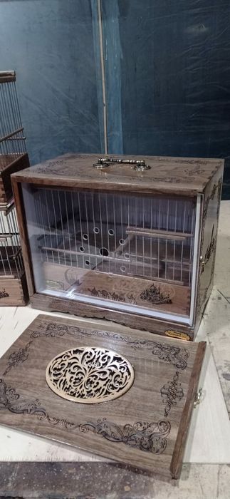 Птичья Клетка для кенара с ящиком