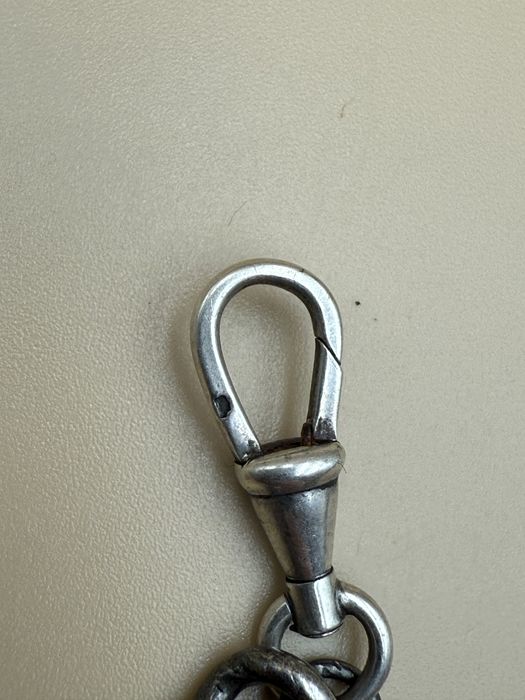 Lant ceas de buzunar din argint