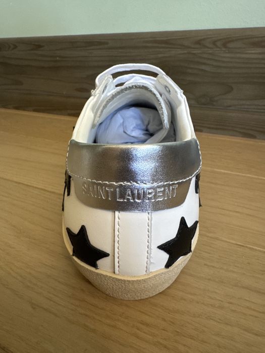 Saint Laurent белые кеды