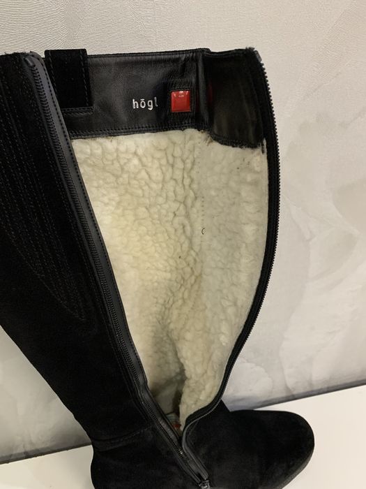 Сапоги hogl зима замша