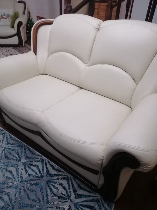 Set canapele piele extensibile