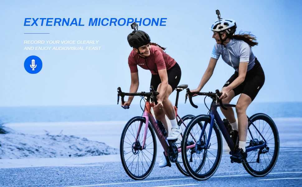 Екшън камера Crosstour CT8500 4K 20MP с аксесоари