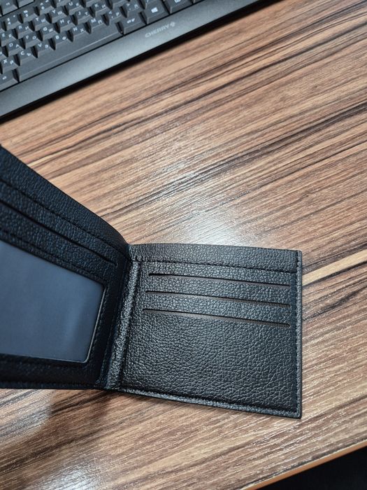 Мъжки портфейл с картодържател мъжки черен портфейл