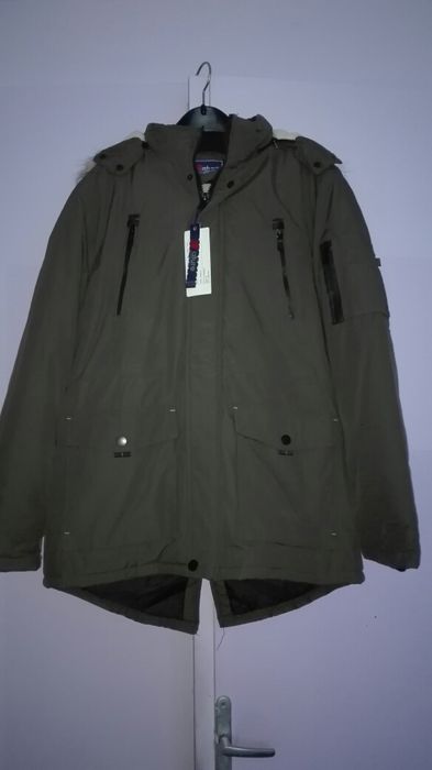 Топло зимно яке с качулка