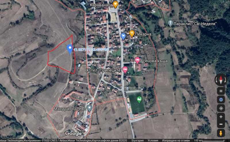 Голям парцел в Годлево
