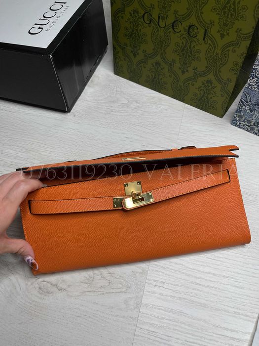 Geanta tip plic - Piele de vaca Texturata