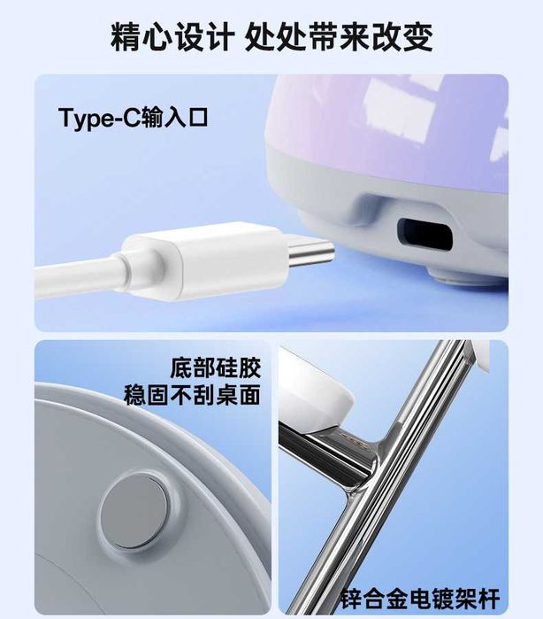 Yesido DS31 Док-станция ночник 3 в 1 PD20W iPhone 16 17 iWatch AirPods