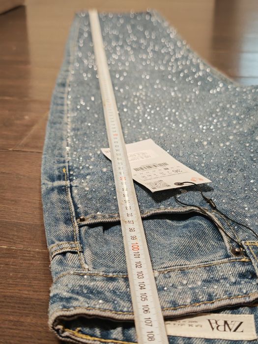 Нови дънки Zara с кристали
