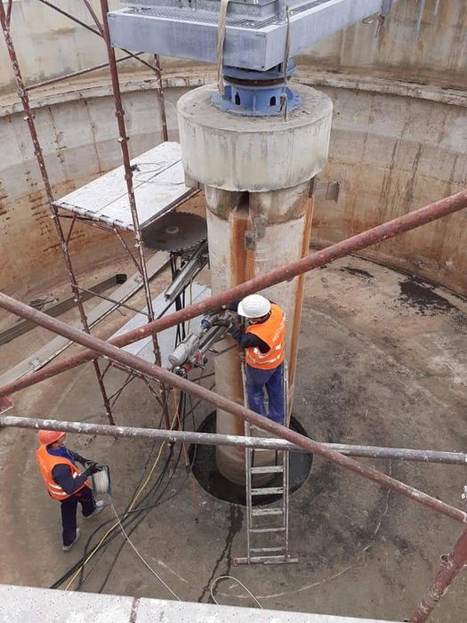 Taieri/demolări beton cu disc si fir diamantat