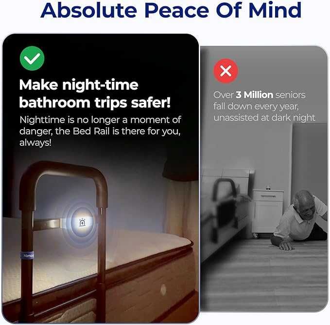 Bară de pat C1 pentru adulți în vârstă, ajutor pentru mobilitate