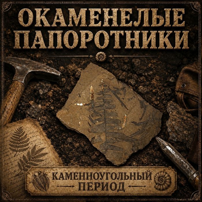 Окаменелый Папоротник (358-298 млн. лет назад).