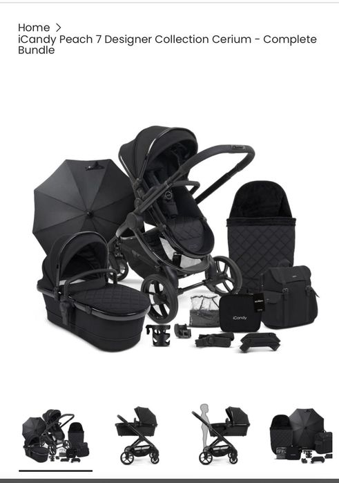 iCandy Peach 7 2 in 1 Designer Collection