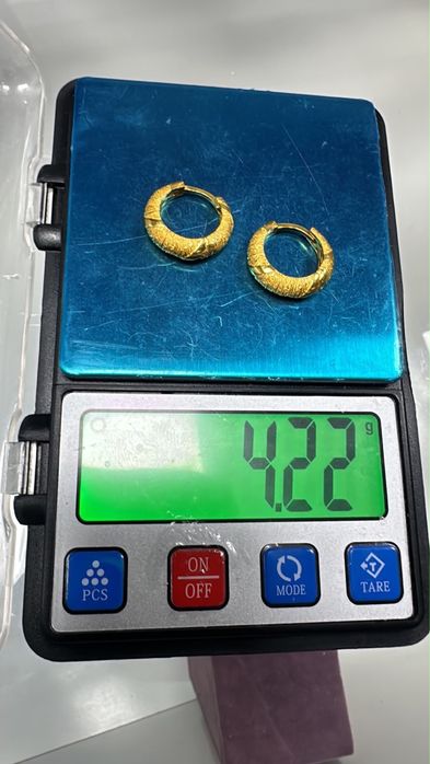 Золотые серьги 916 проба