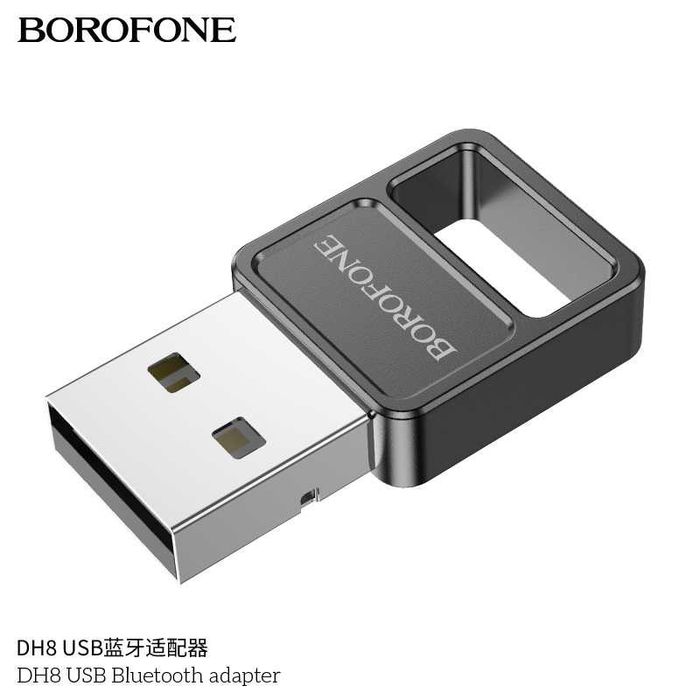 Borofone DH8 Adapter Usb to Bluetooth v5.1 multi-device speed 3.0 Mbps