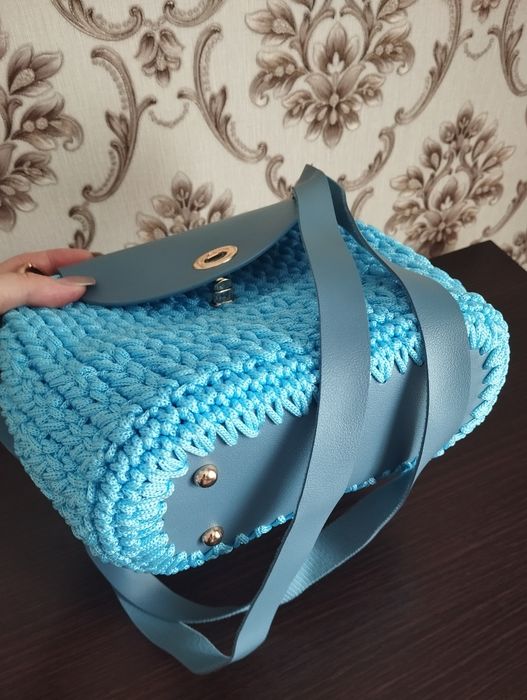 Сумки ручной работы, вязание крючком.