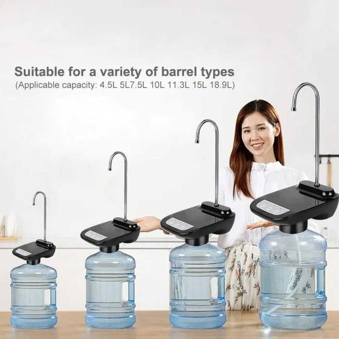 Електрическа помпа диспенсър за минерална вода с поставка за чаша