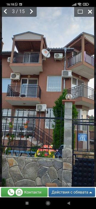 Дава се под наем Едностаен апартамент в Свети Влас - 20 кв.м за 255 € - Снимка #3