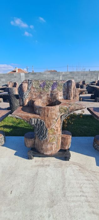 Градинска мивка от декоративен бетон