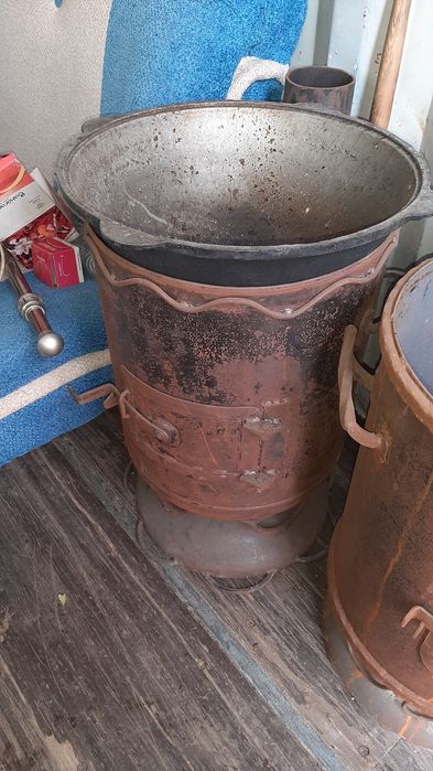 печка  под казан