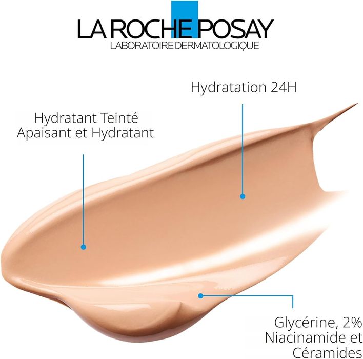 Лек тониран хидратиращ крем La Roche- posay