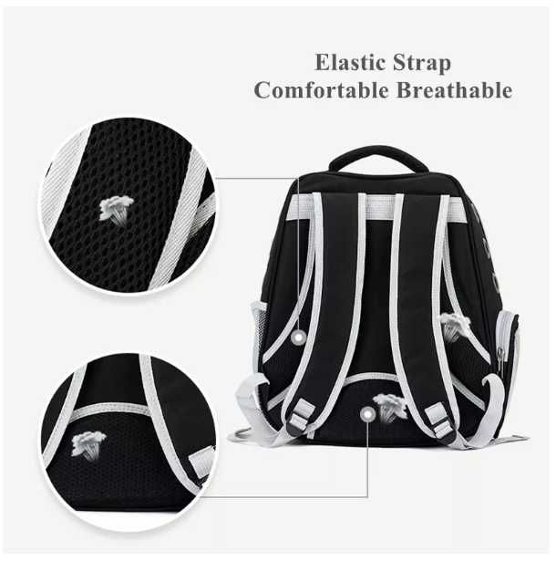 Rucsac transport animale de companie Pisica Catel, Negru