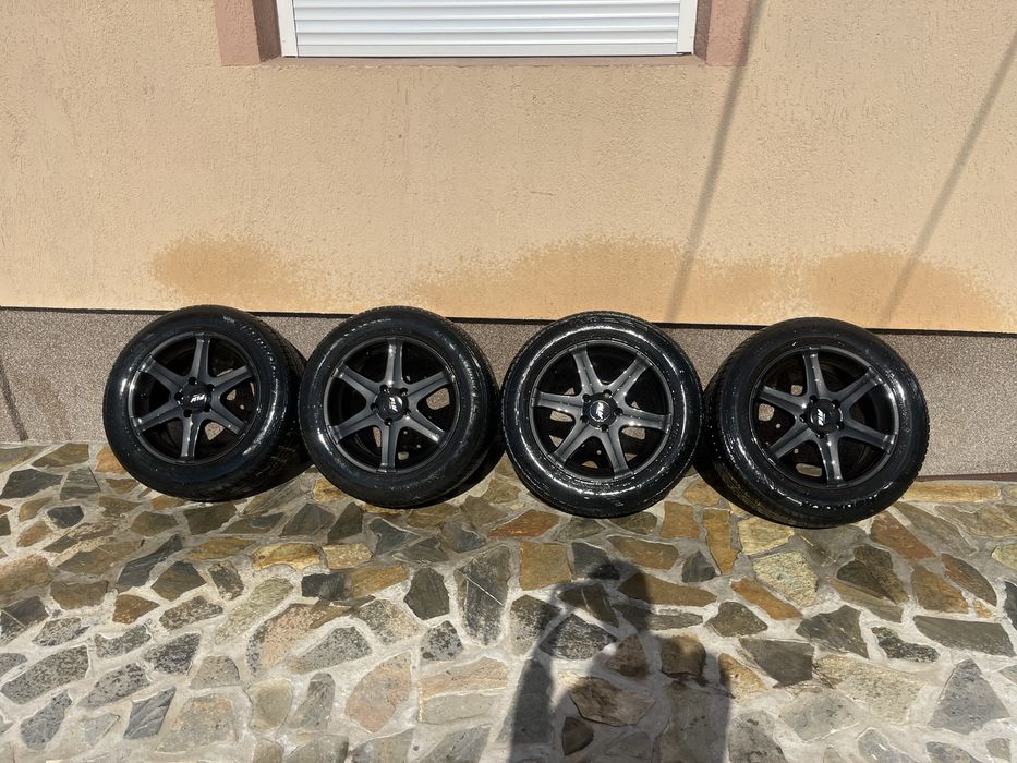 Set 4 jante PLW R17~dotate cu anvelope Hankook