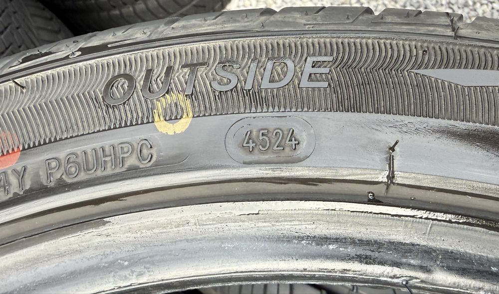 4бр 225/45/18 на 7,4мм с 24дот Аустон