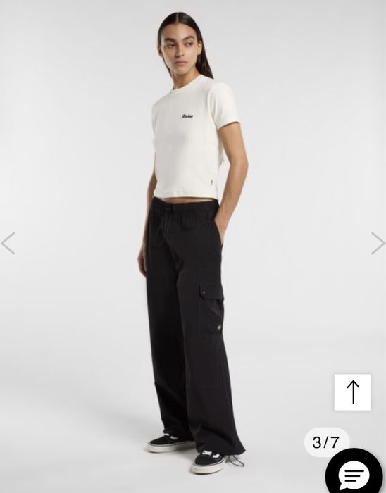 Карго панталони Dickies jackson nylon cargo trousers in black XL