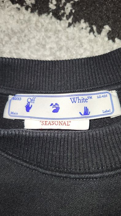 Bluza off white neagra