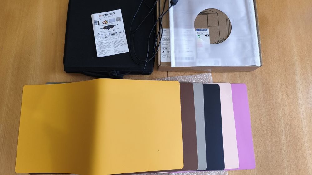 Фото кутия за продуктова фотография 25x25x25см с вградено осветление