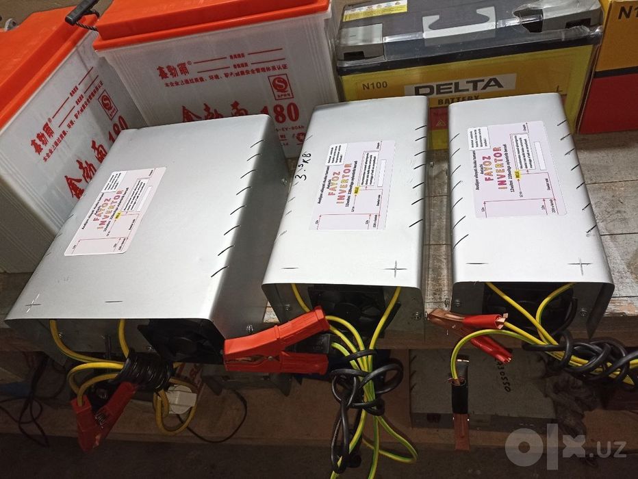 Инвертор 12v+24v=220v Юпс