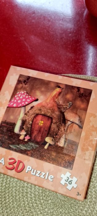 Объемный пазл "Грибной дом".