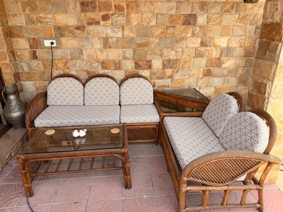 Естествен ратанов комплект