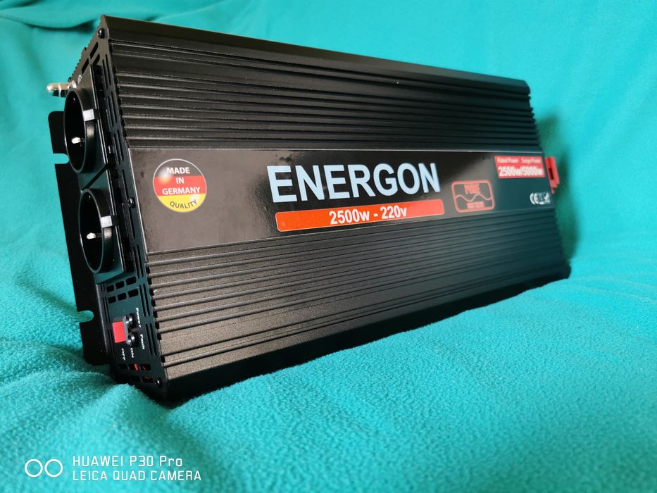 НЕМСКИ Инвертор 2500w /5000 12v/24 - 220v ПЪЛНА СИНУСОИДА солар кемпер