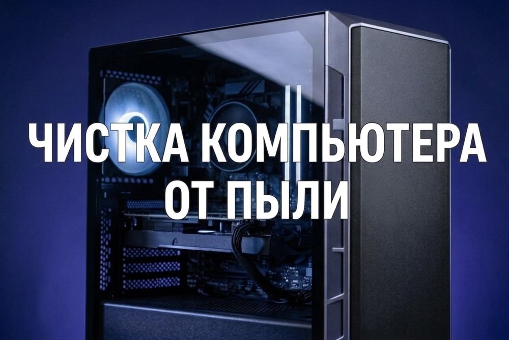 Чистка компьютера от пыли и обслуживание