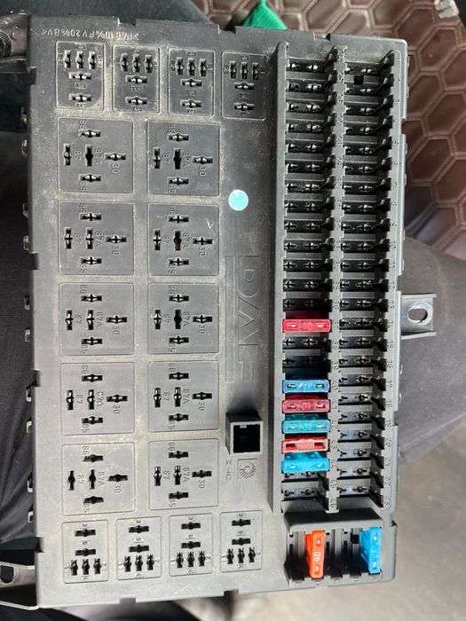 Блок предохранителей на Daf