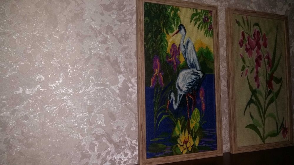 Картины вышитые (ручная работа)