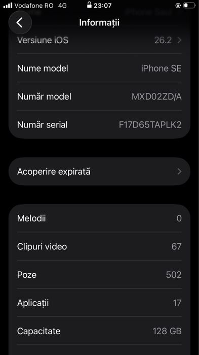 iPhone SE 128gb baterie 86%