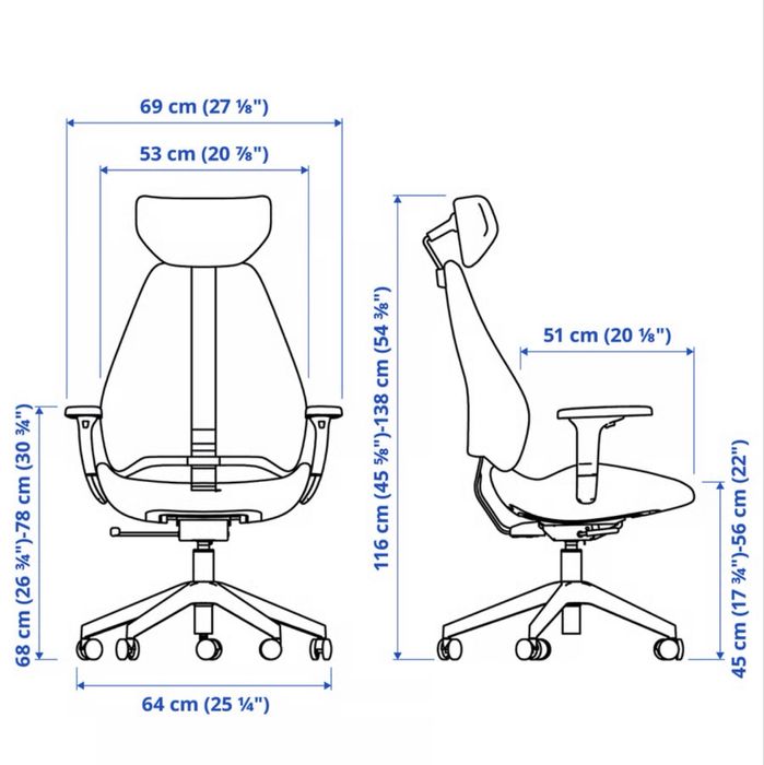 Scaun birou/gaming Ikea Gruppspel