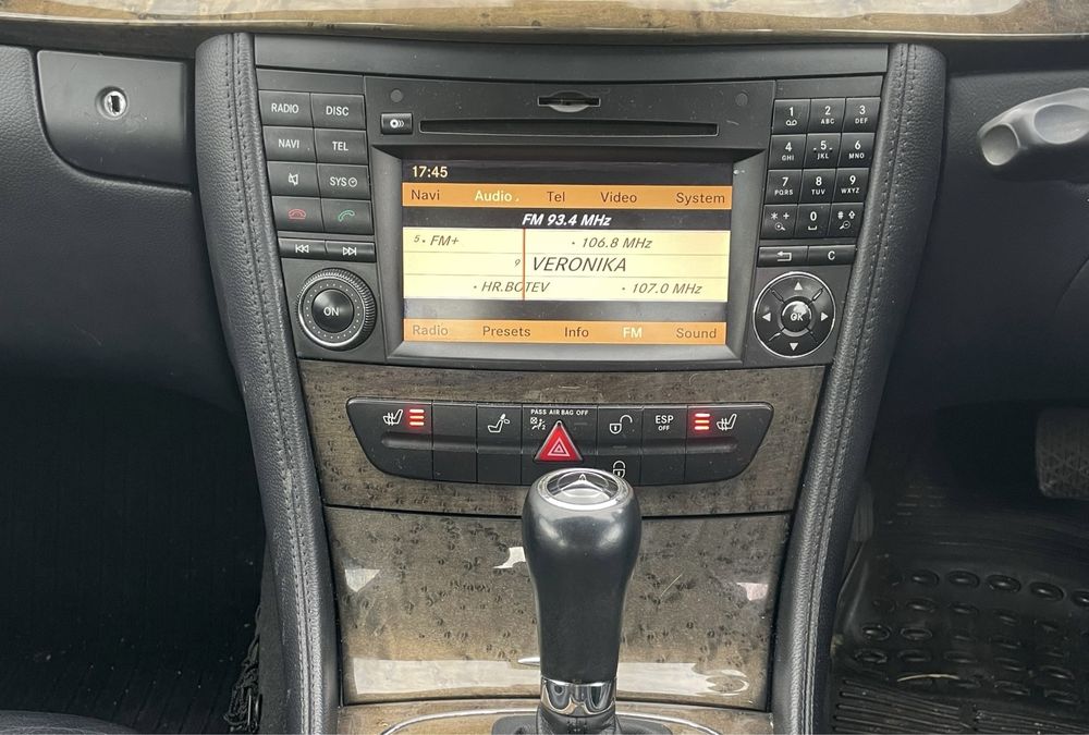 Мерцедес cls w219 Файстлифт CD. Навигация