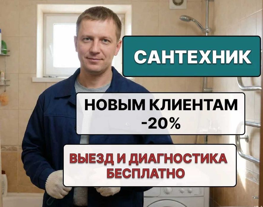 Сантехник недорого на дом все районы