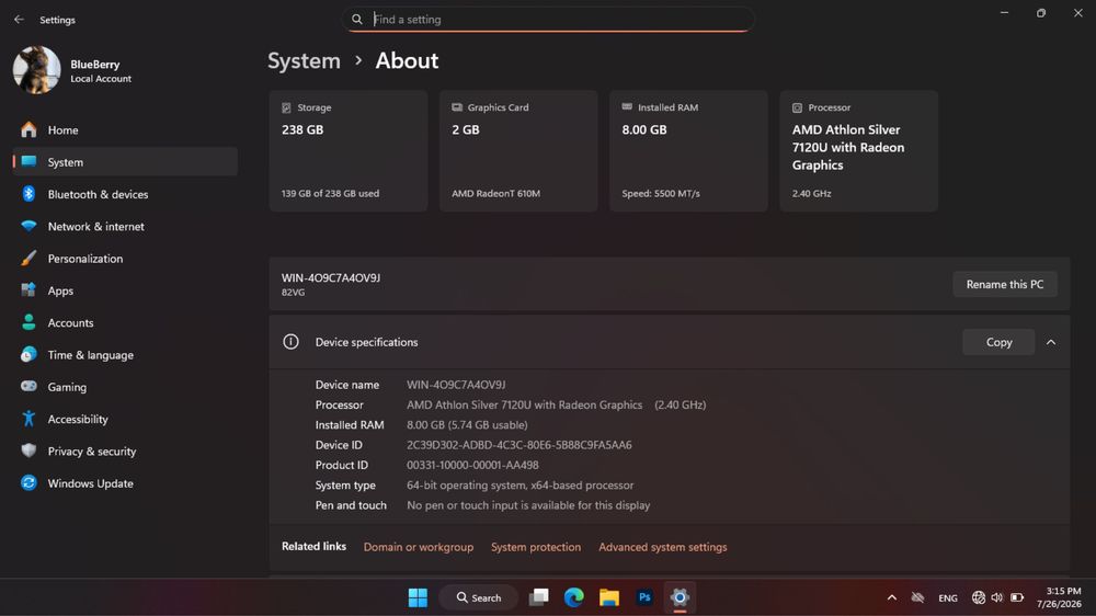 Arzon noutbook sotiladi | Lenovo ideaPad 1