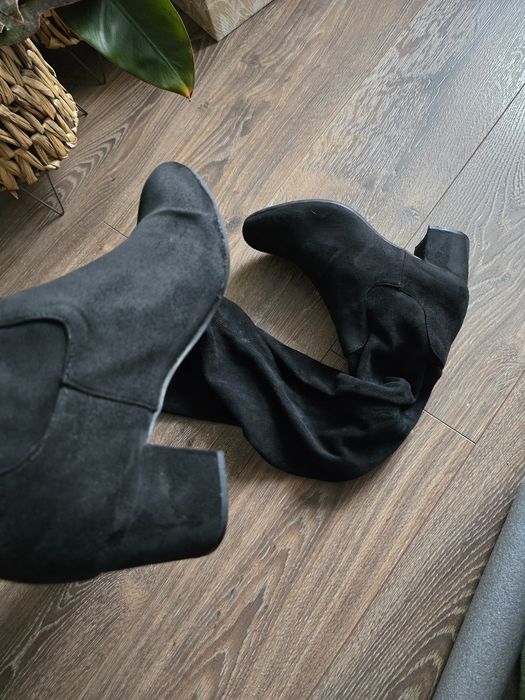 Cizme elastice de catifea