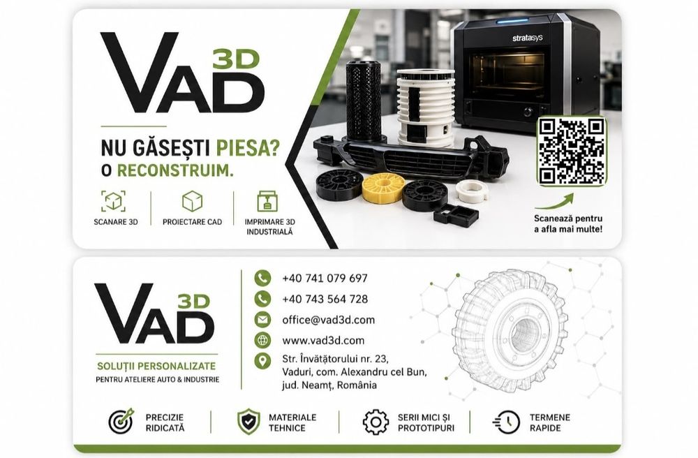 Servicii Imprimare 3d/printare 3d/proiecte personalizate/scanare3d/proiectare3d
