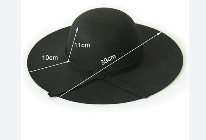 Шляпа женская из фетра