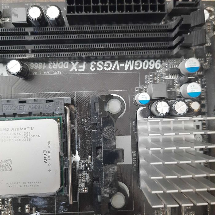 Дънна платка  Asrock 960GM-VGS3 FX+AMD Athlon II