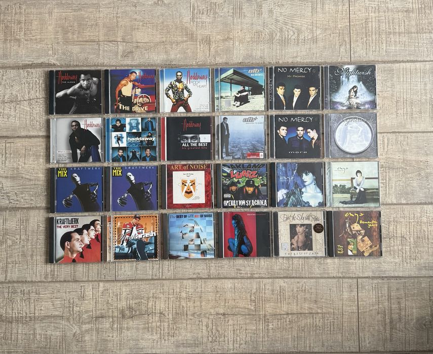 Pachet cd 37 Eurodance/Rap/Rock Simfonic/Electro - Haddaway/Kraftwerk/Enya/Art Of Noise/Luniz/Black Box/ATB/Nightwish/Arash/No Mercy